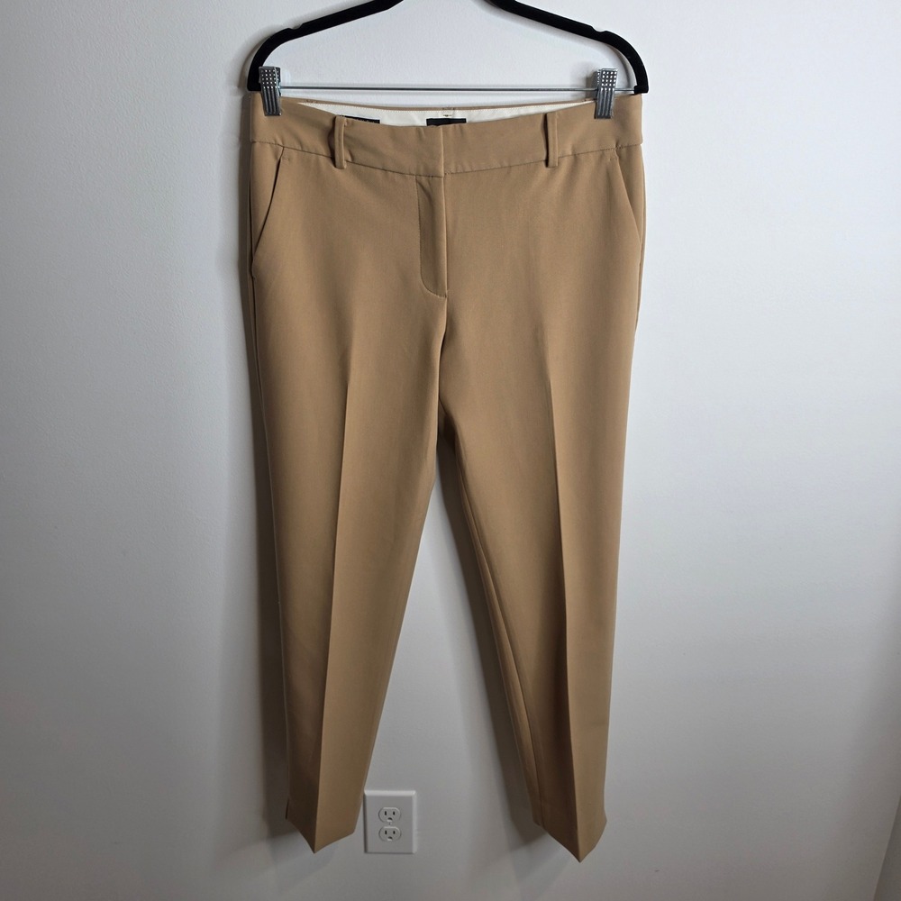Talbots Hampshire Ankle Pant Women Size 6 Tan Dress Pants